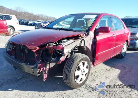 2008 Toyota Corolla Le из США, поврежденный, VIN 2T1BR30E78C857977